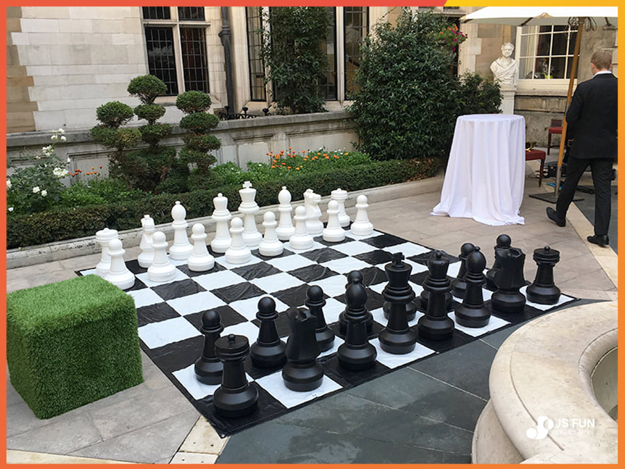 Giant Chess Game great for corporate events hire